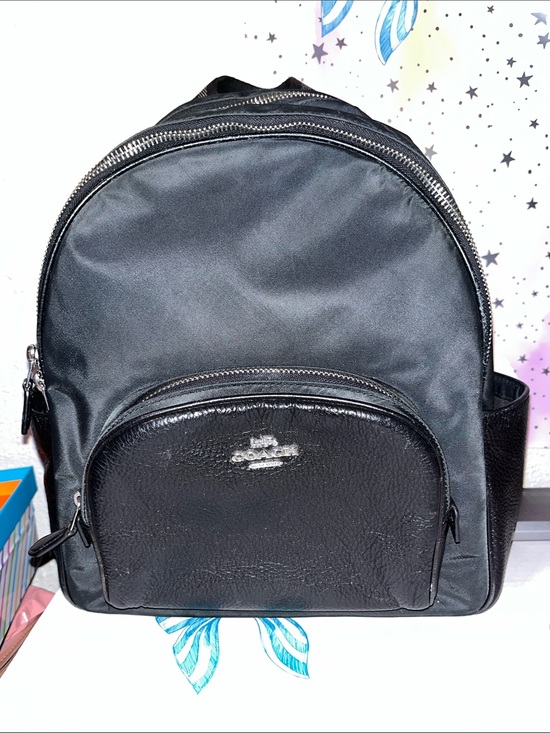 Coach Other - Coach Black Men's Nylon & Leather Backpack